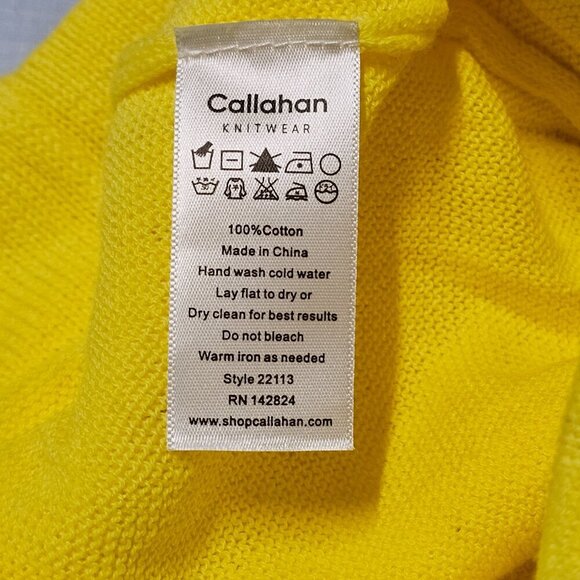 Callahan Knitwear Jada Midi Skirt Women Size XS Bright Yellow - Picture 9 of 10
